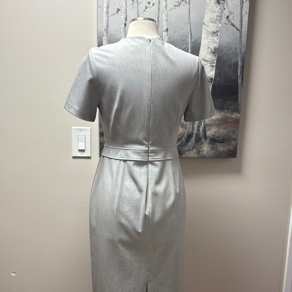 Banana Republic Light Gray Midi Dress - Picture 3 of 7